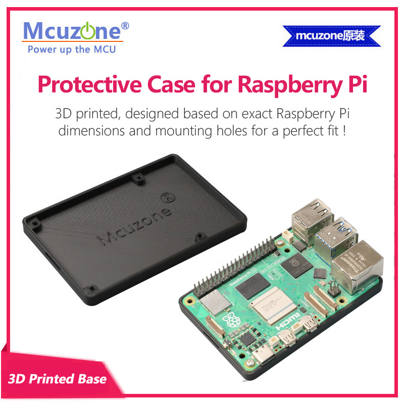 Raspberry Pi 3D Print - Custodia protettiva per Raspberry Pi, stampata