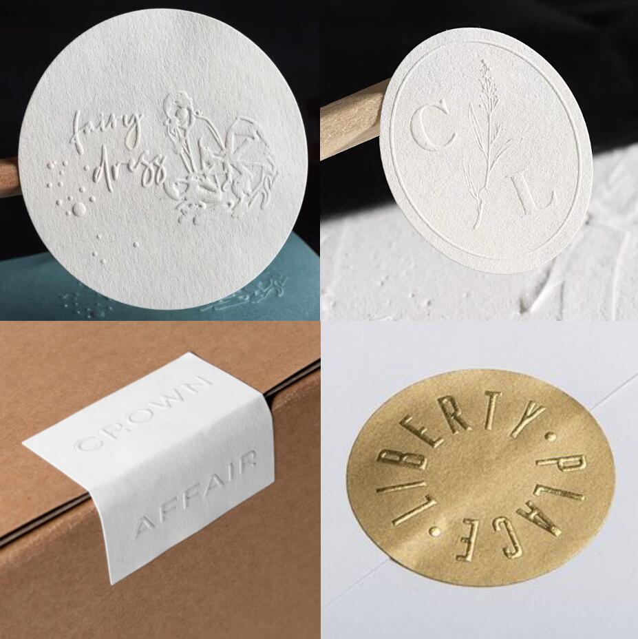 3D Printing Logo - Adesivi in rilievo 3D Logo personalizzato