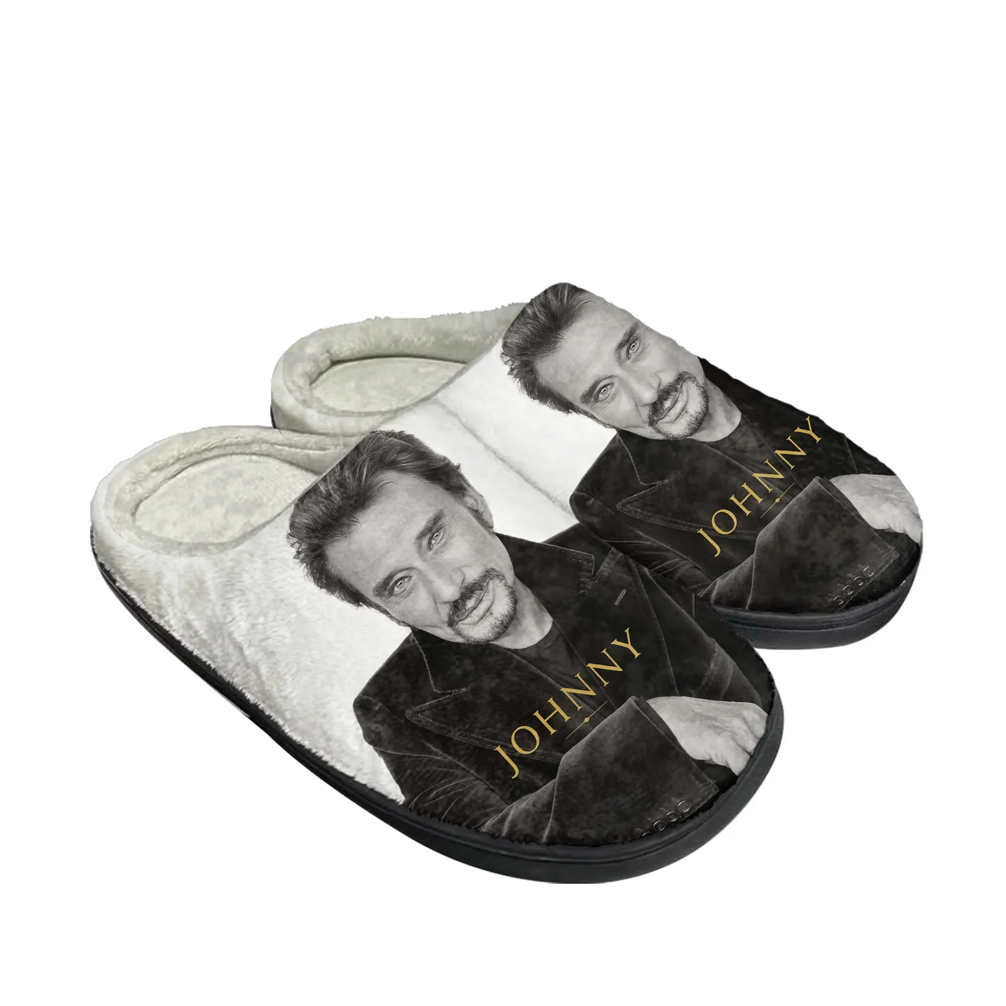 3D Printing Custom - Pantofole Personalizzate in Cotone Johnny Hallyday