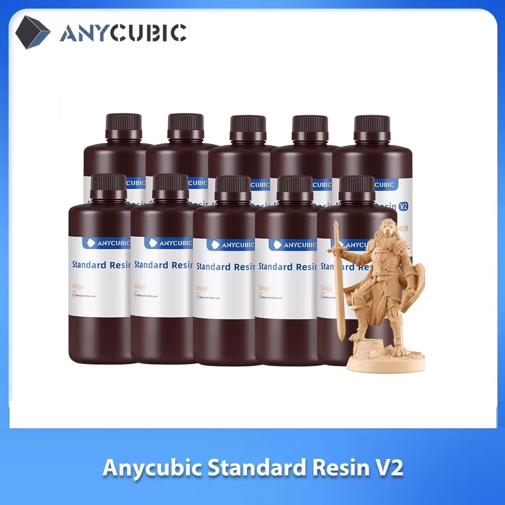 3D Printing Uv Sensitive Resin - ANYCUBIC Resina standard V2 405nm Resina