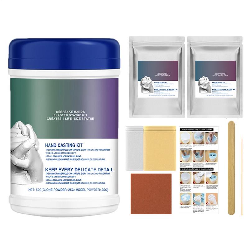 3D Printing Clay - Kit di stampi per mani in