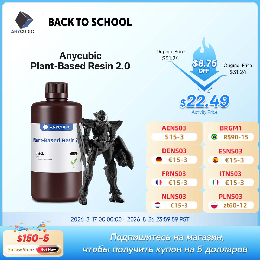 3D Printing Uv Sensitive Resin - PIÙ NUOVO ANYCUBIC ECO Resina UV