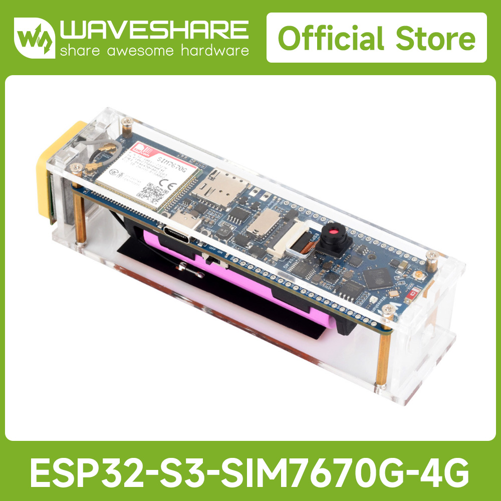 Raspberry Pi 3D Print - Scheda di sviluppo Waveshare ESP32-S3 SIM7670G