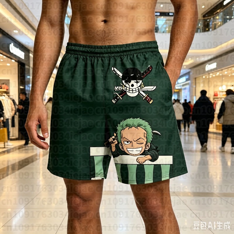 3D Printing One Piece - Pantaloncini 3D One Piece con Stampa