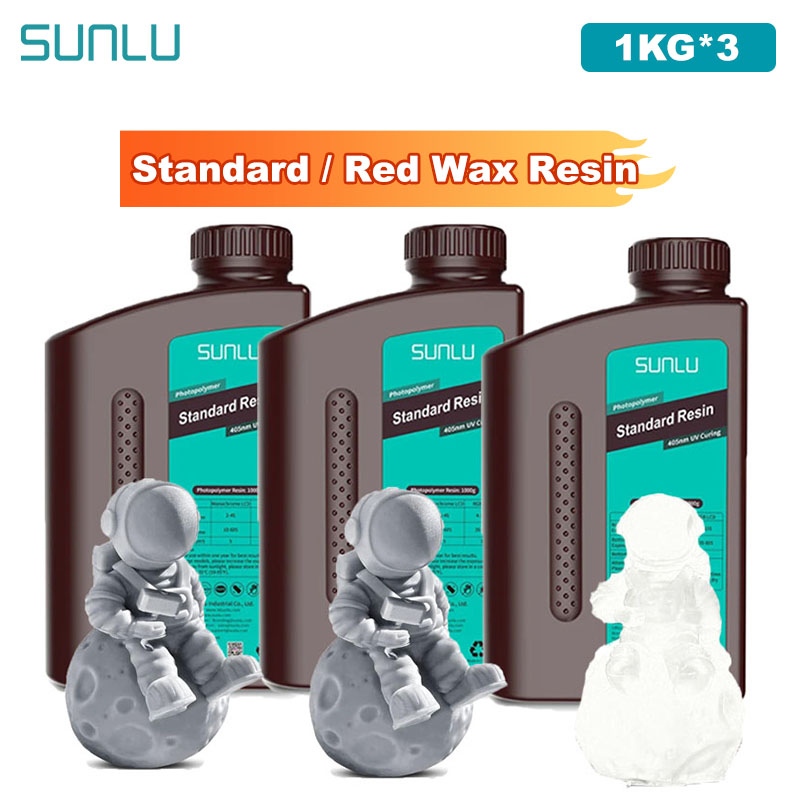 3D Printing Uv Sensitive Resin - Resina SUNLU 3KG Standard / Resina