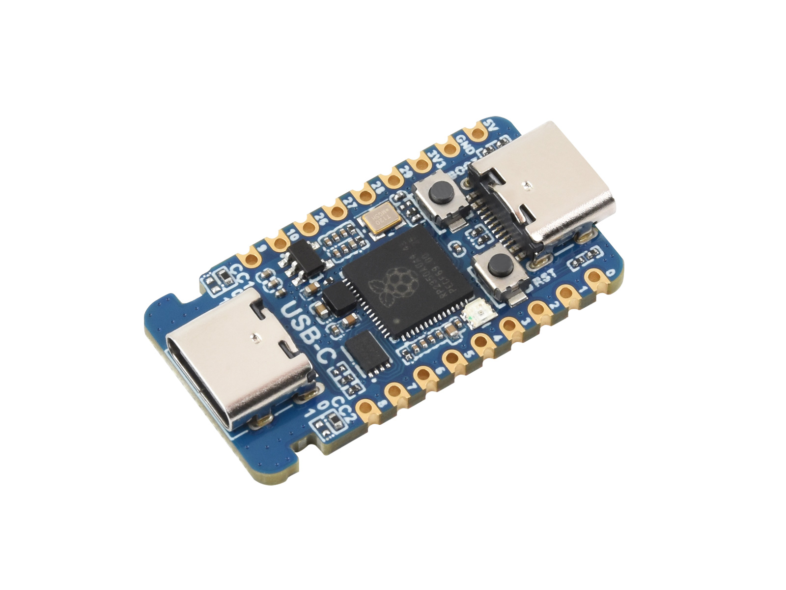 Raspberry Pi 3D Print - Scheda di Sviluppo Microcontrollore RP2350-USB-C Basata