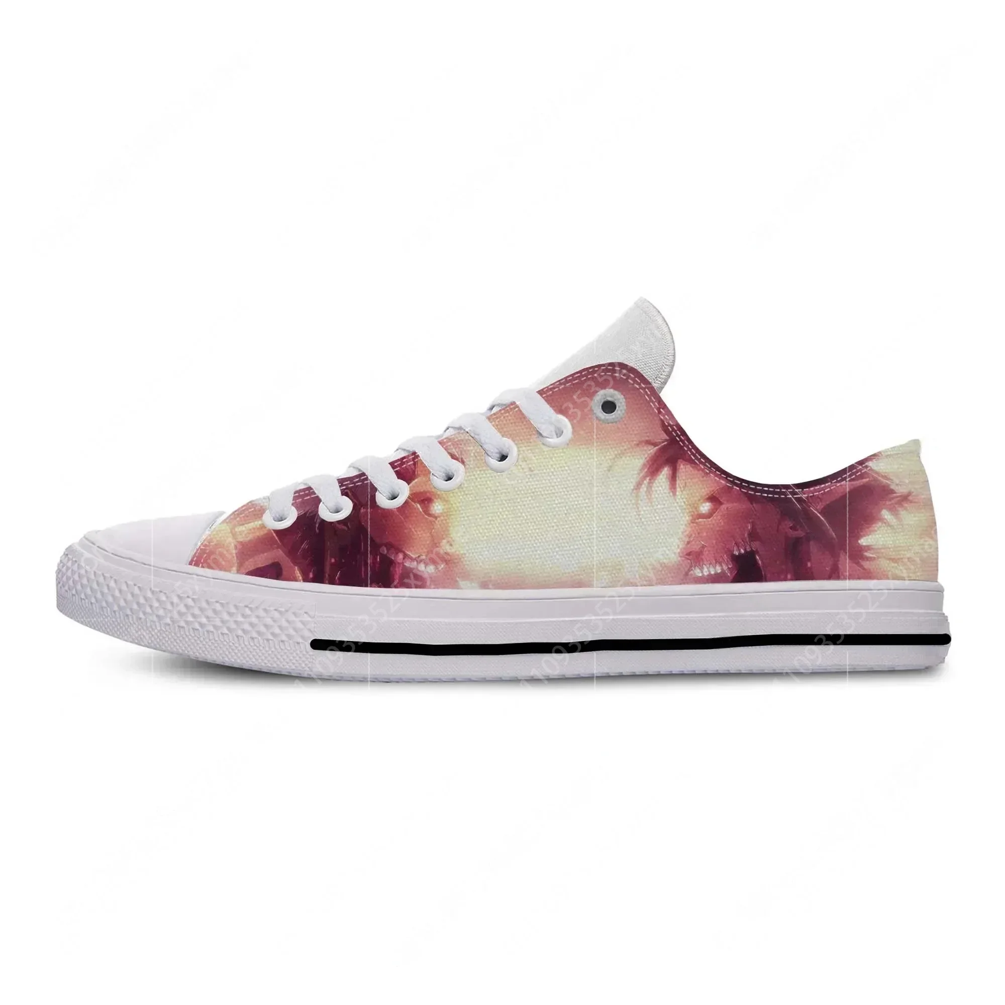 3D Printing On Fabric - Scarpe Casual Traspiranti in Tela con