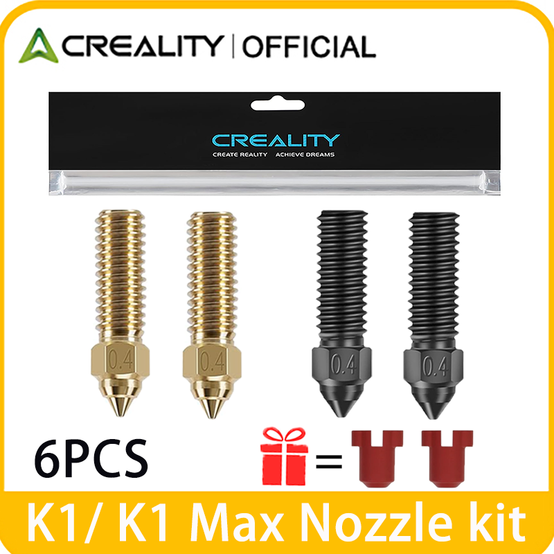 3D Printer Nozzle Brass - Kit Ugelli Ufficiali Creality K1/K1 Max