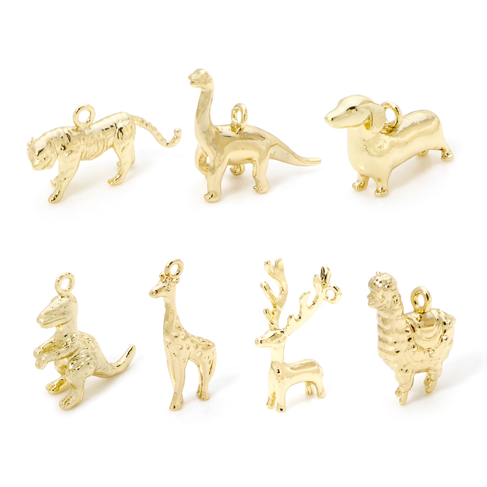 3D Printing Jewellery - 2 pz Animale Pendenti E Ciondoli