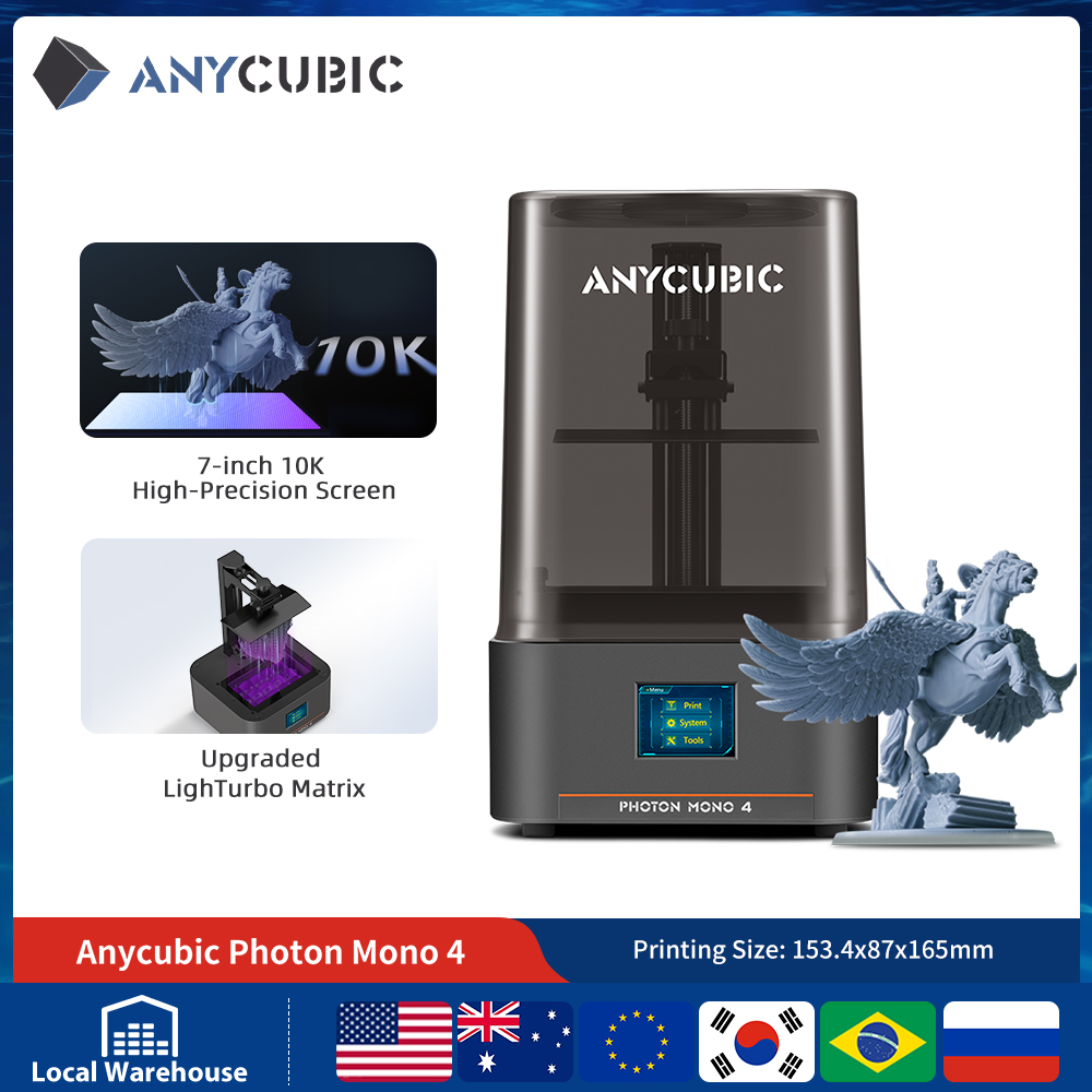 3D Printing Uv Sensitive Resin - PREORDINO Stampante 3D ANYCUBIC Photon Mono