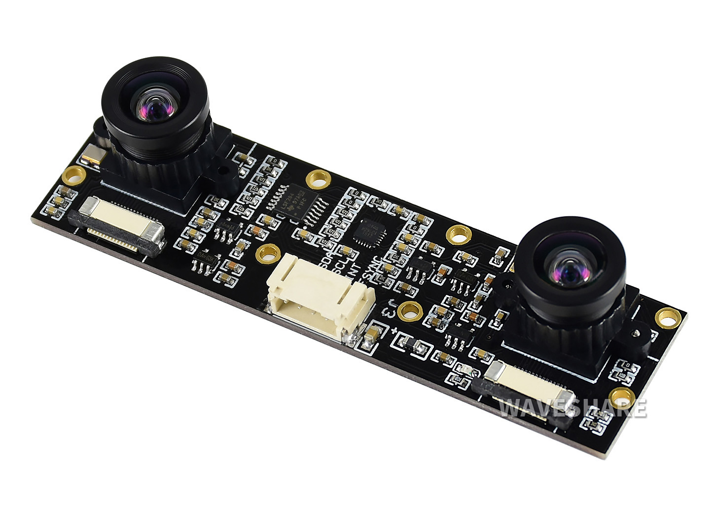 Raspberry Pi 3D Print - Telecamera stereo IMX219-83, modulo telecamera binoculare,