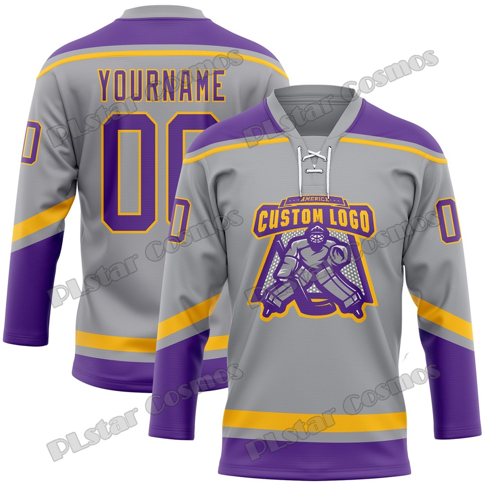 Maglia da Hockey Personalizzat - 3D Printing Logo recensione e prezzo