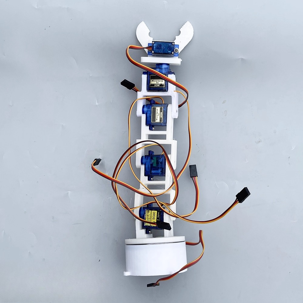 Braccio robotico bianco a sei  - 3D Printing Robot Arm recensione e prezzo