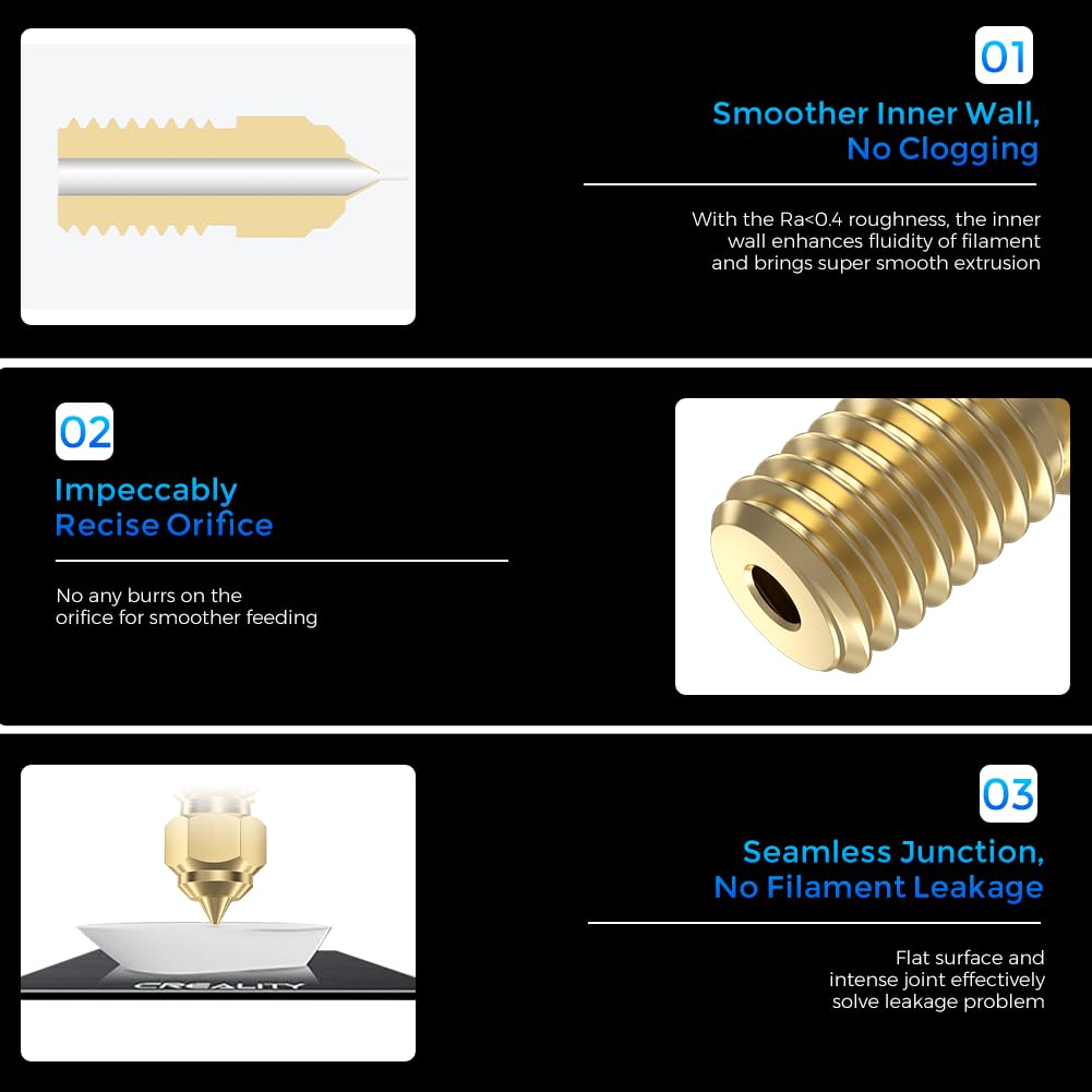 Ugelli ufficiali Creality Ende - 3D Printer Nozzle Brass recensione e prezzo