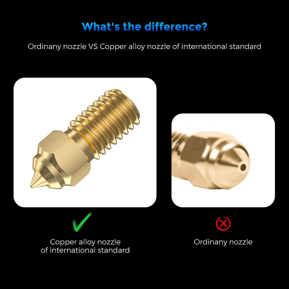 Ugelli ufficiali Creality Ende - 3D Printer Nozzle Brass recensione e prezzo
