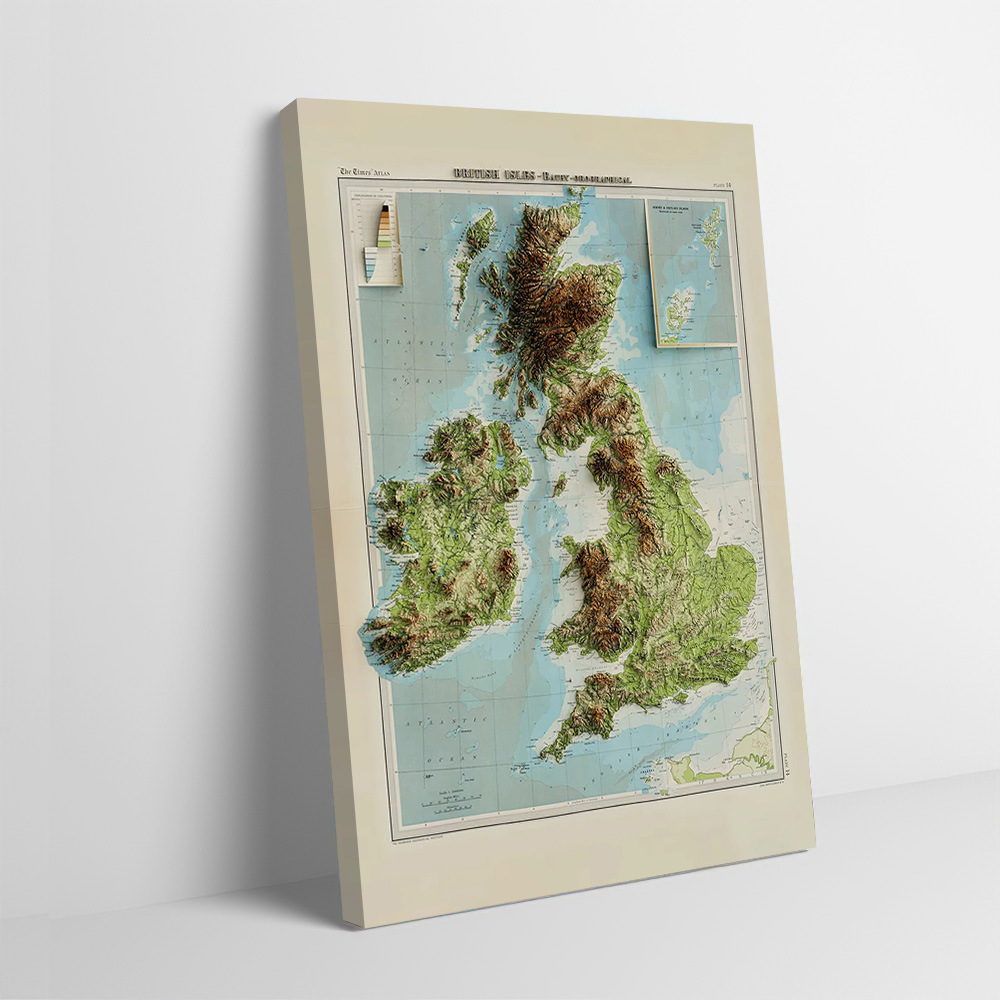 Poster con Mappa in Rilievo 3D - 3D Printing Wall recensione e prezzo