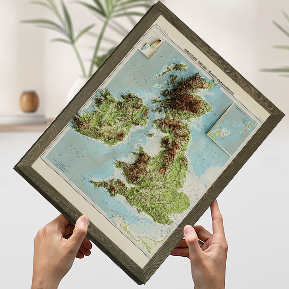 Poster con Mappa in Rilievo 3D - 3D Printing Wall recensione e prezzo