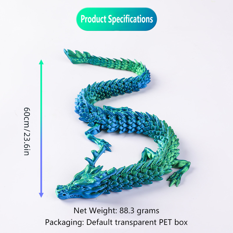 Ornamenti di drago cinese stam - 3D Printing Pla recensione e prezzo