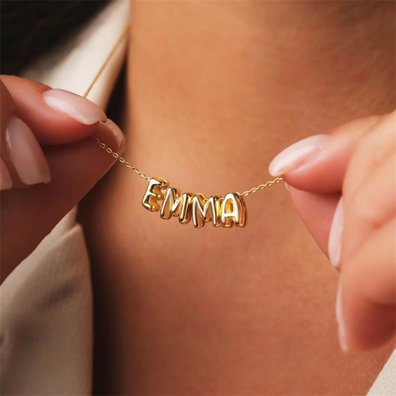 Collane con Lettere a Bolla Pe - 3D Printing Jewellery recensione e prezzo
