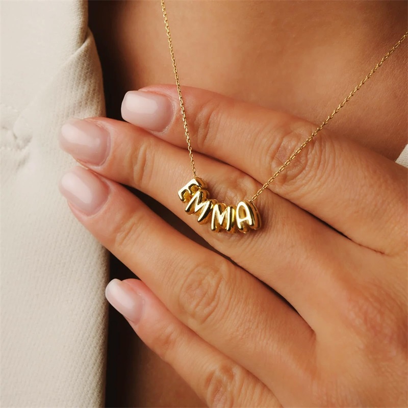 Collane con Lettere a Bolla Pe - 3D Printing Jewellery recensione e prezzo