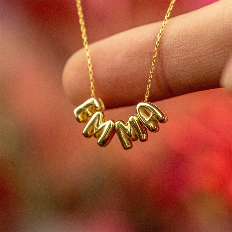 Collane con Lettere a Bolla Pe - 3D Printing Jewellery recensione e prezzo