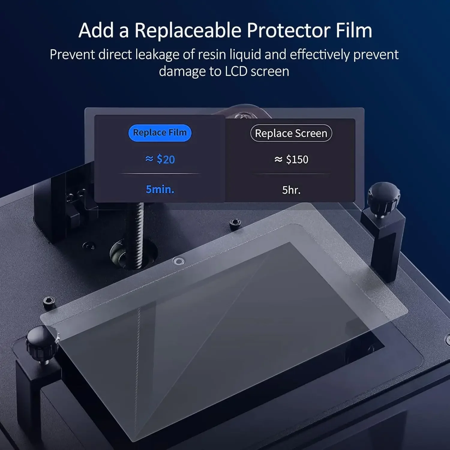 5 Pezzi Pellicola Protettiva A - 3D Printing Uv Sensitive Resin recensione e prezzo