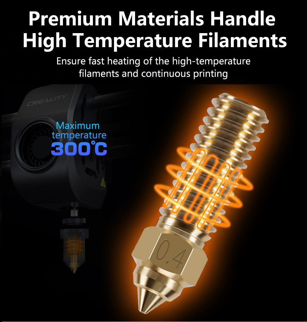 Ugello Per Creality K1 K1 Max  - 3D Printer Nozzle Brass recensione e prezzo