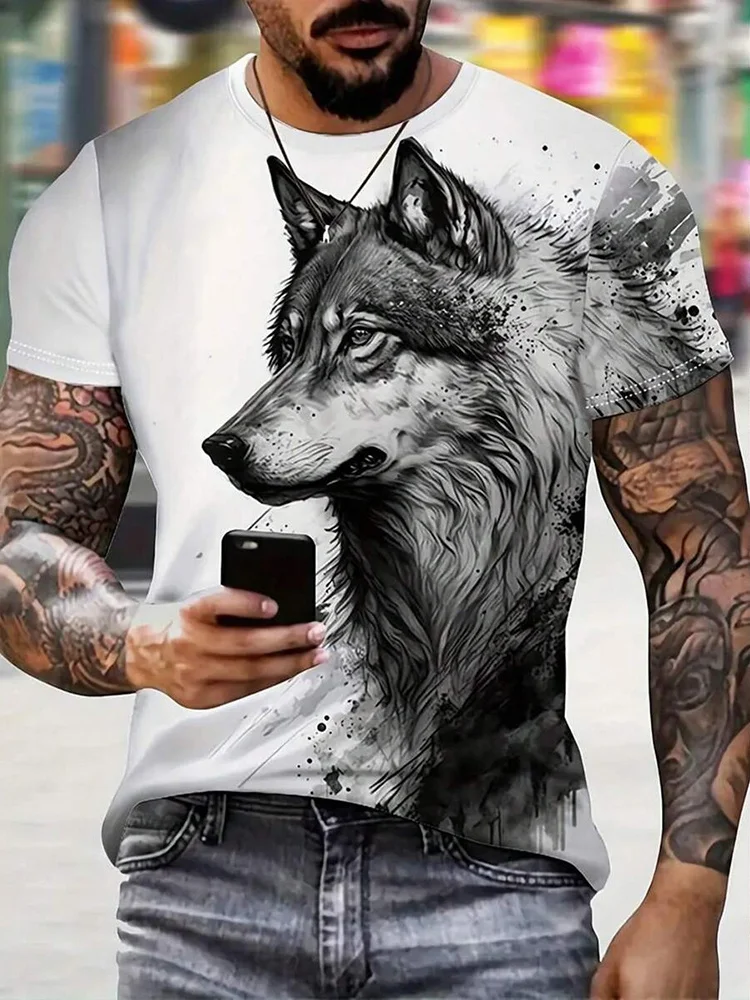 T-Shirt da Uomo con Stampa 3D  - 3D Printing On Fabric recensione e prezzo