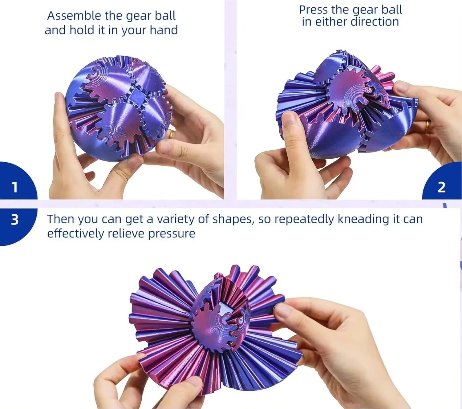 Giocattolo Antistress a Sfera  - 3D Printing Gears recensione e prezzo