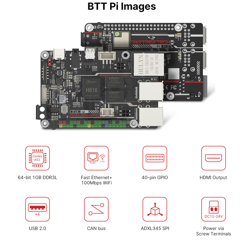 BIGTREETECH PI V1.2 Scheda 64  - Raspberry Pi 3D Print recensione e prezzo