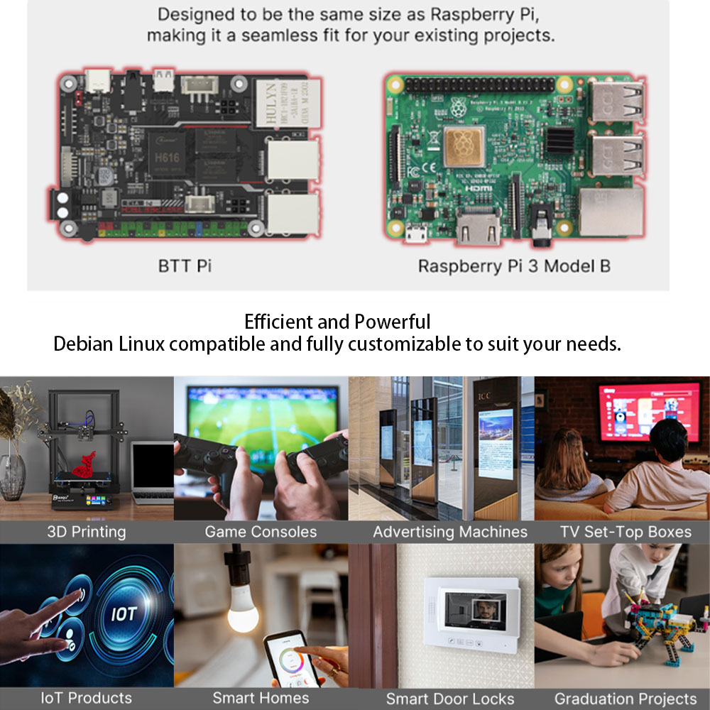 BIGTREETECH PI V1.2 Scheda 64  - Raspberry Pi 3D Print recensione e prezzo