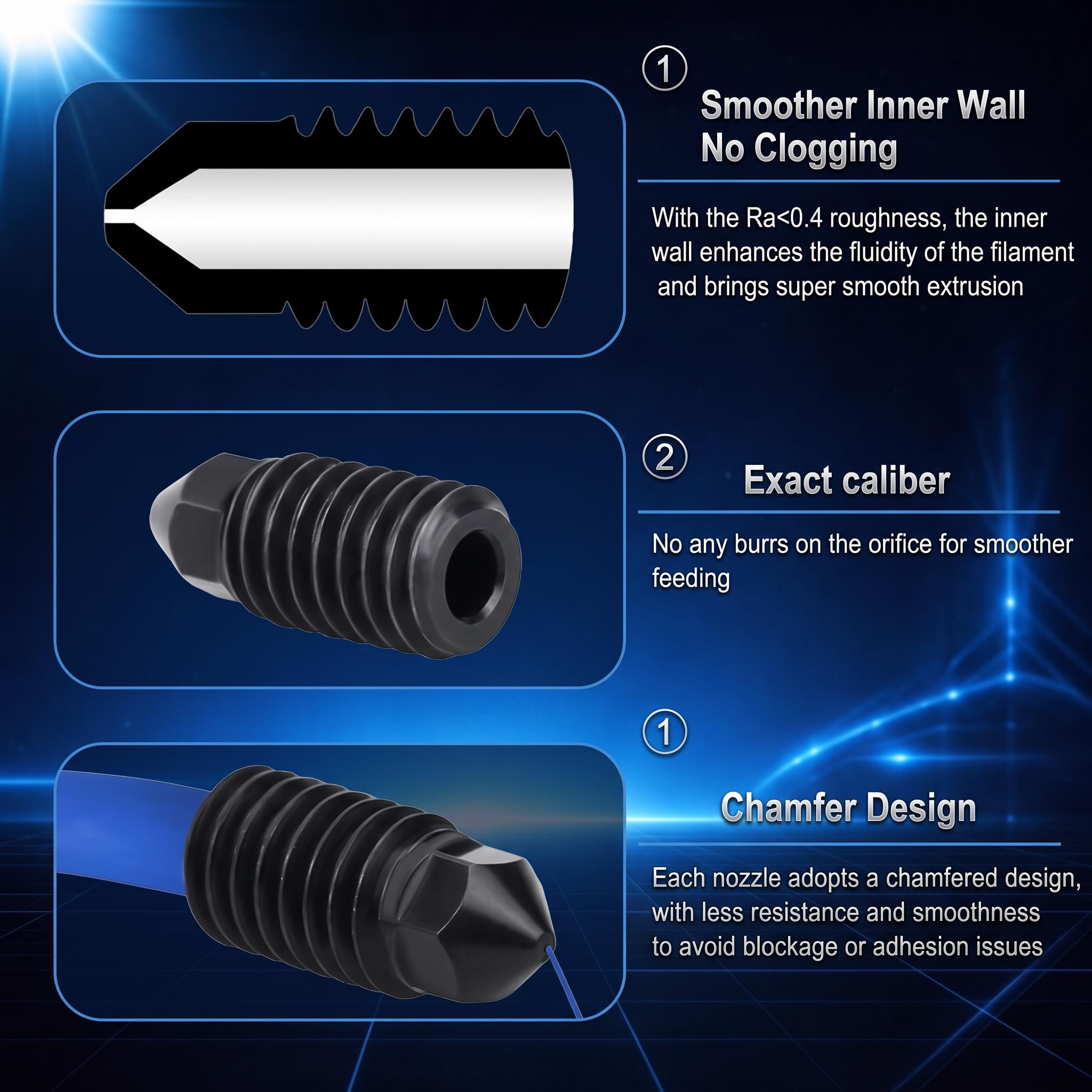 Ugello in ottone temprato per  - 3D Printer Nozzle Brass recensione e prezzo