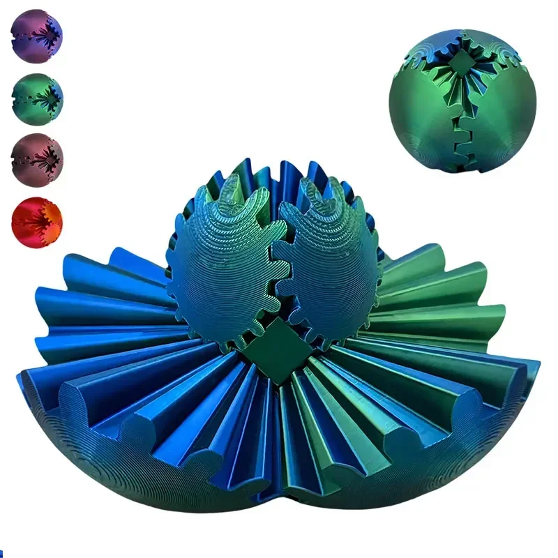 Palla con ingranaggi stampata  - 3D Printing Gears recensione e prezzo