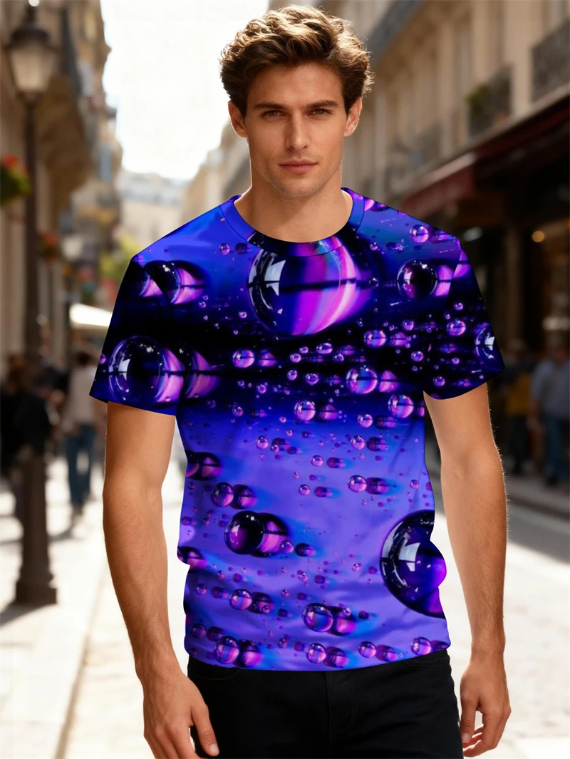 Maglietta da uomo con stampa P - 3D Printing On Fabric recensione e prezzo