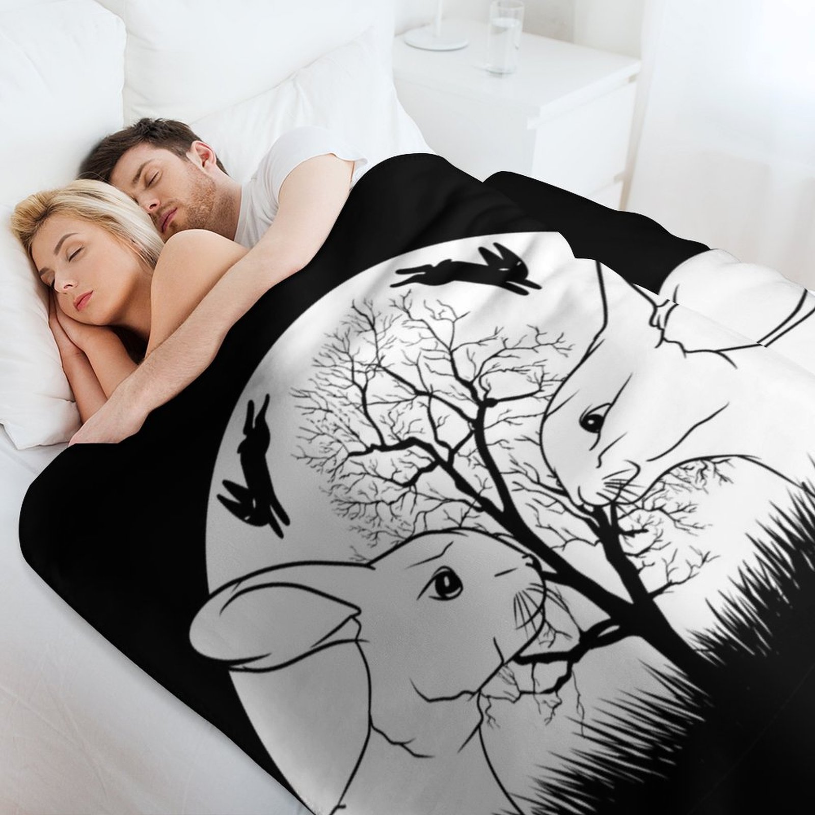 Coperta in pile con motivo Wat - 3D Printing Rabbit recensione e prezzo