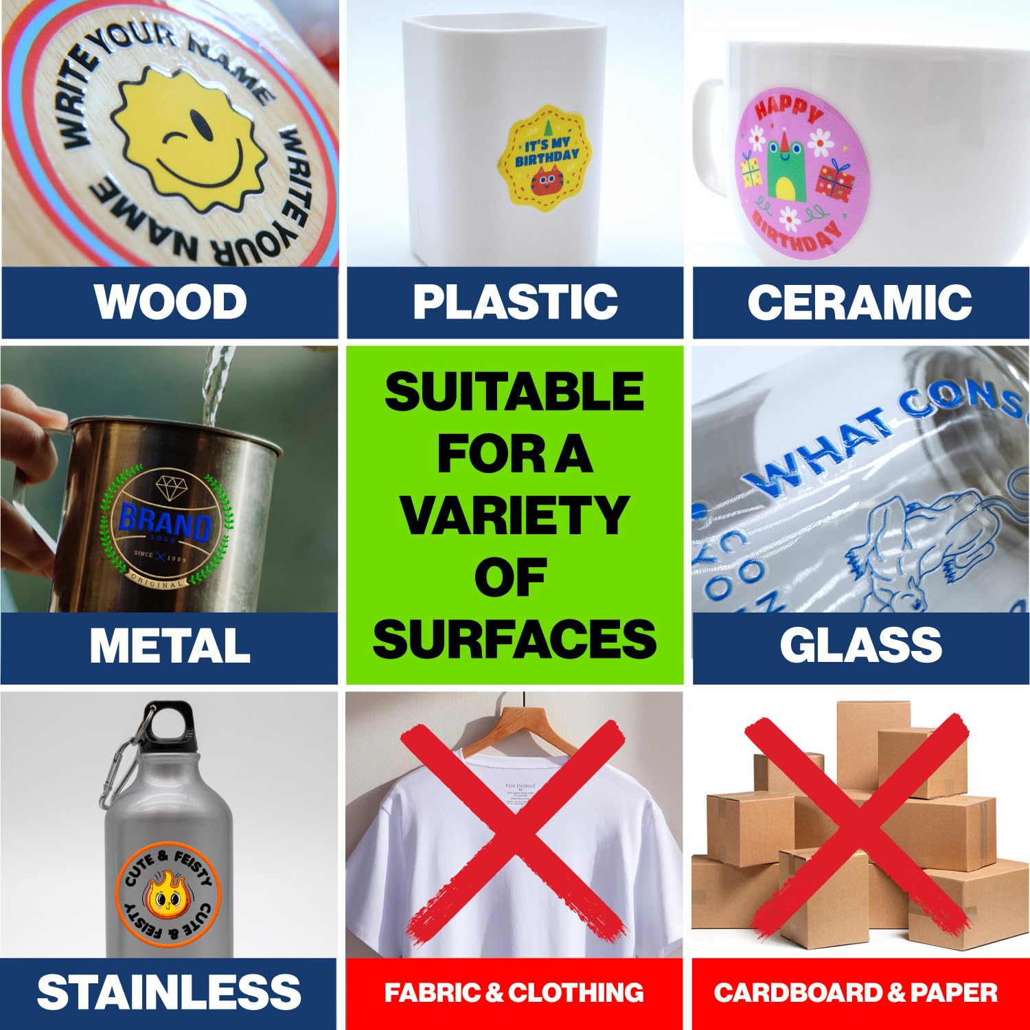 30 adesivi personalizzati per  - 3D Printing Logo recensione e prezzo